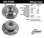 Centric parts 406.51003e rear hub assembly