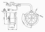 Tyc 630050 radiator fan motor