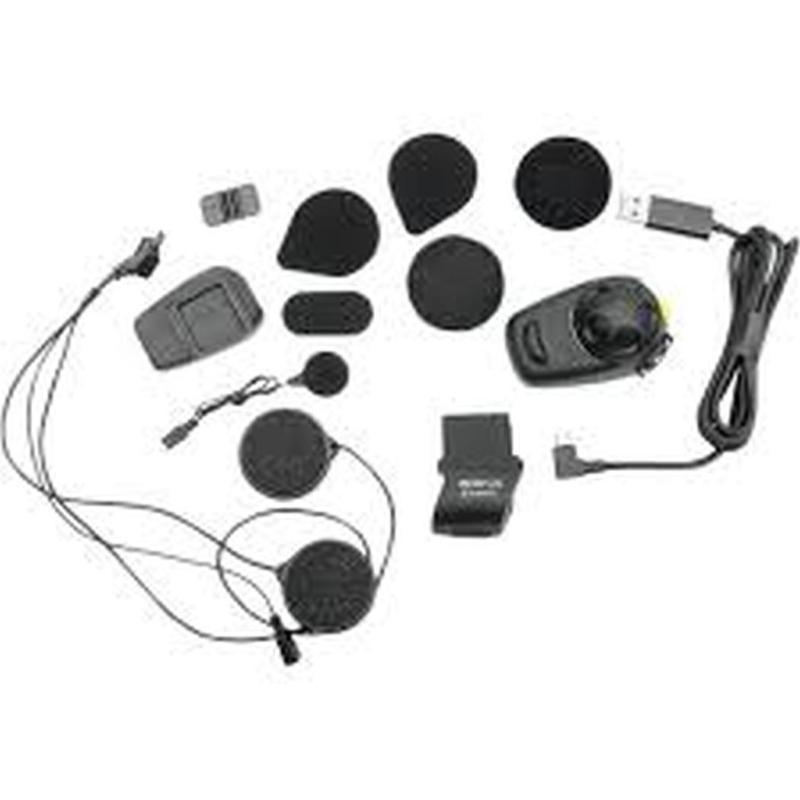 Sena smh5-fm bluetooth stereo commu/intercom w/fm radio wired mic headset,single