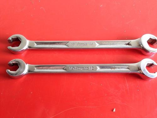 Snap on 2 metric double end flare nut wrench rxm1012s rxm1314s wrenches 