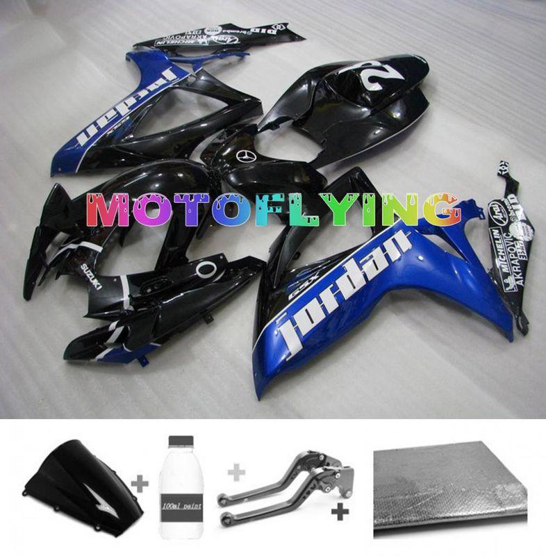 Injection fairing bodywork paint levers for suzuki 2006 2007 gsxr 600 750 k6 h29