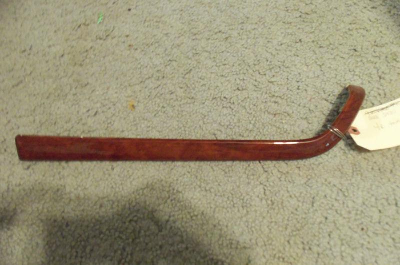 W220 mercedes 00 s430 rear driver's left side door panel trim wood #1