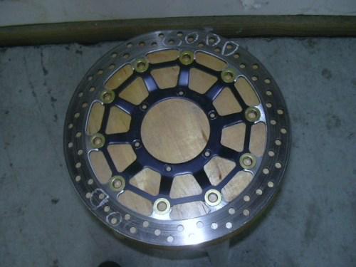 Used 09 honda cbr 600 rr front right brake rotor cheap