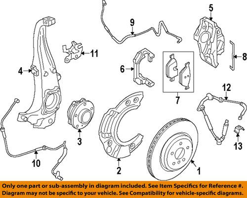 Bmw oem 34116785669 disc brake rotor/front brake rotor/disc