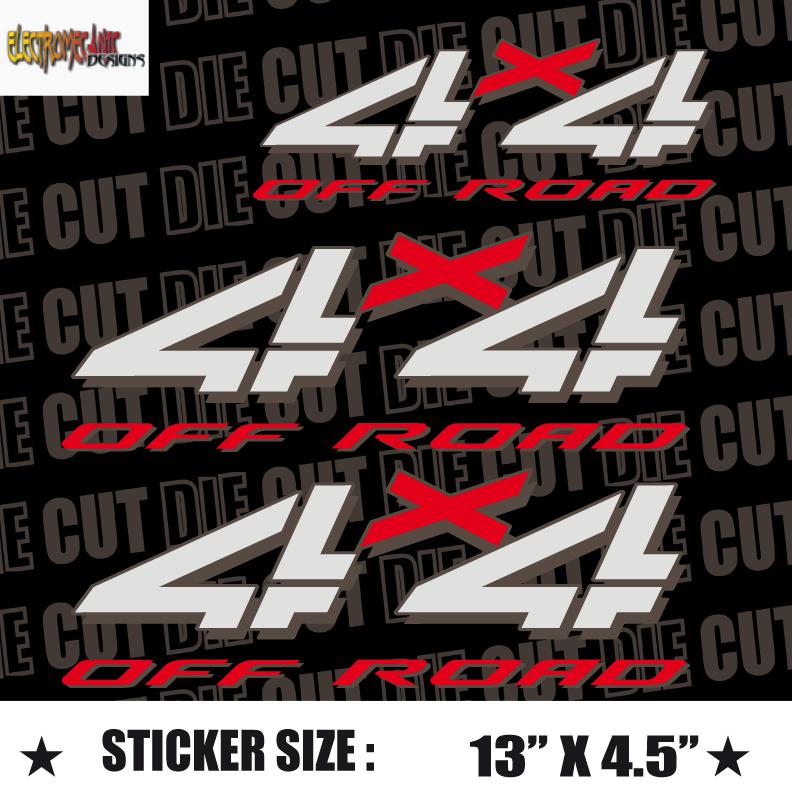 * new* 4x4 offroad truck decal sticker silverado sierra titan frontier s10  001