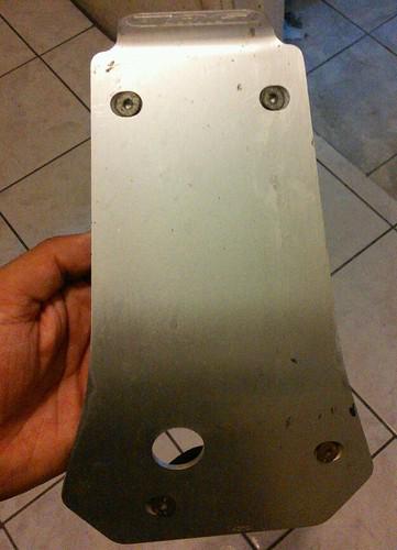 Suzuki rm 85 tag metals skid plate