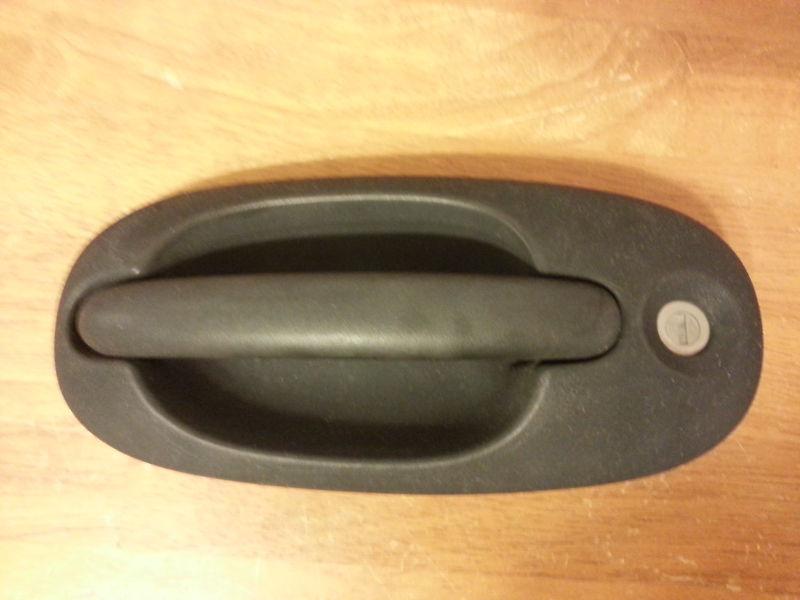 Caravan [96-00] lh outer drivers side sliding door handle black