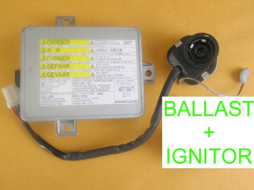 Oem mitsubishi hid xenon invertor unit ballast + ignitor cable  for acura honda 