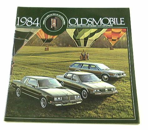 1984 84 oldsmobile brochure cutlass ciera supreme 