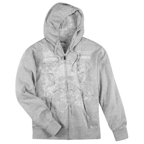 Icon hoody zip rat grey lg 3050-1319