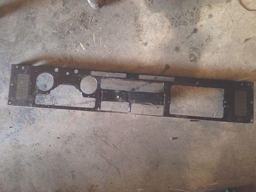 Jeep wrangler metal dash panel-1987-1995 yj face gauge bezel 87 95 nice