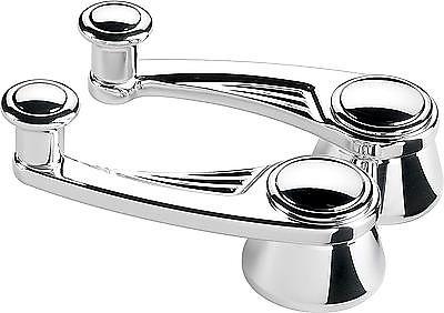 Bsp47425 chevy 1937-48 polished 7/16" round spline vent window cranks pair -