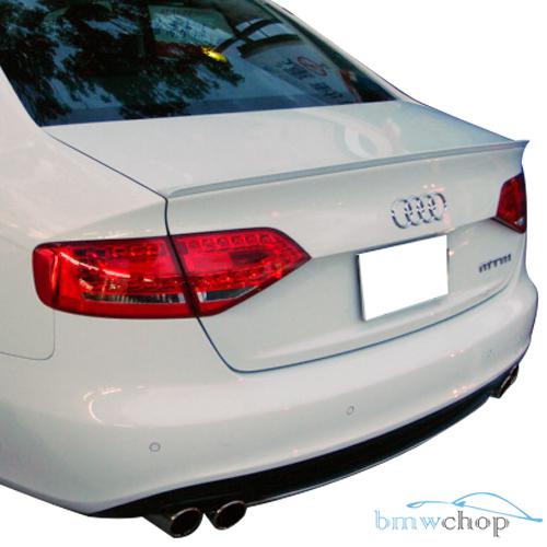 Painted audi a4 b8 trunk boot lip spoiler s4 rs4 s-line 09 ly9b●