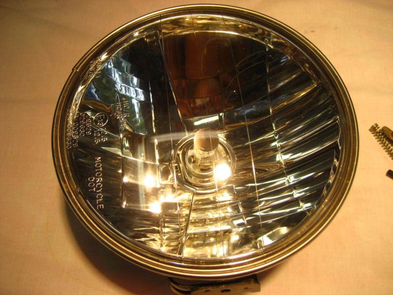 2000 kawasaki 1500 vulcan nomad oem head light lamp lens with bulb