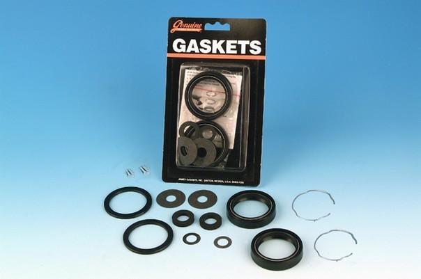 James gaskets front fork seal kit triple lip shovelhead