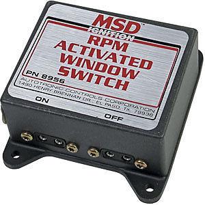 Msd 8956 window rpm activated switch