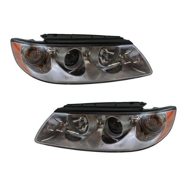 New headlight headlamp assembly pair set driver+passenger side left+right w/bulb