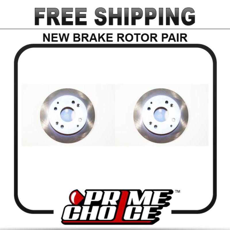 Pair of 2 premium rear disc brake rotors new set kit for left and right side