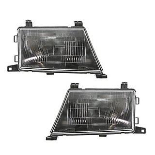 New headlight headlamp assembly pair set driver+passenger side left+right w/bulb