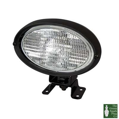 Durite - work lamp oval black plastic bx1 - 0-538-10