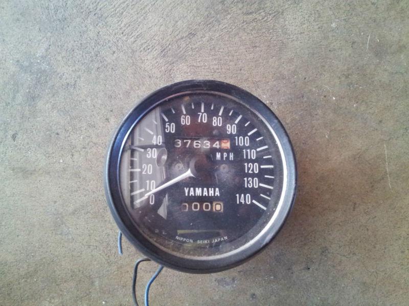 Old school yamaha speedometer  instruments oem gauge