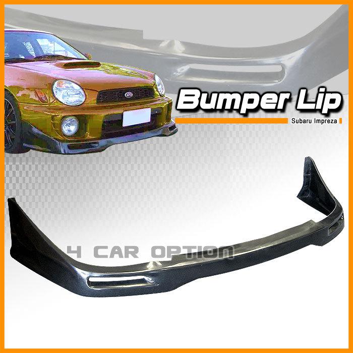 02-03 subaru impreza wrx sti pu front bumper lip + carbon fiber sheet 30"x59"