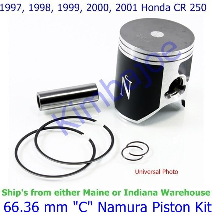 1997 1998 1999 2000 2001 honda cr 250 namura 66.36 mm "c" piston kit