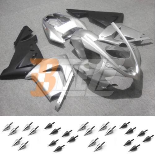 Free bolt kit! body frame fairing kit for kawasaki ninja zx10r 2004 2005 si