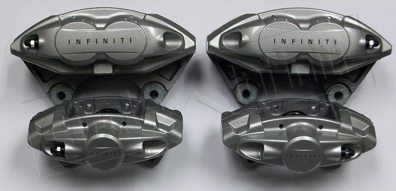 New oem infiniti g37 sport akebono front & rear calipers set