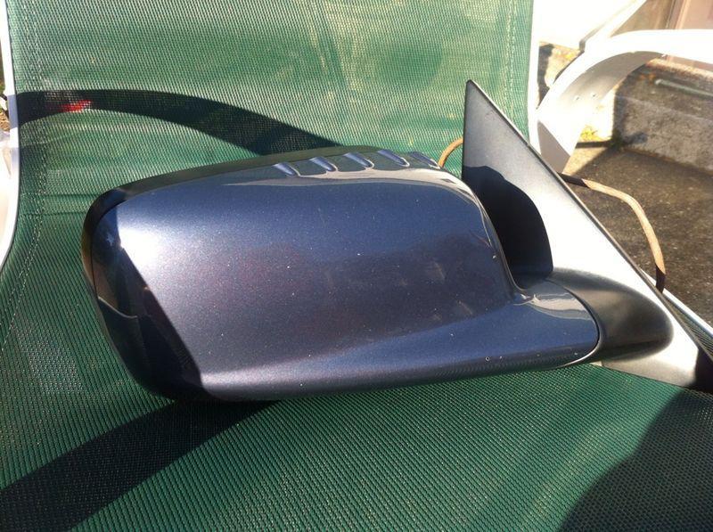 Bmw e46 330ci 325ci 323ci 328ci passenger side view mirror steel blue right