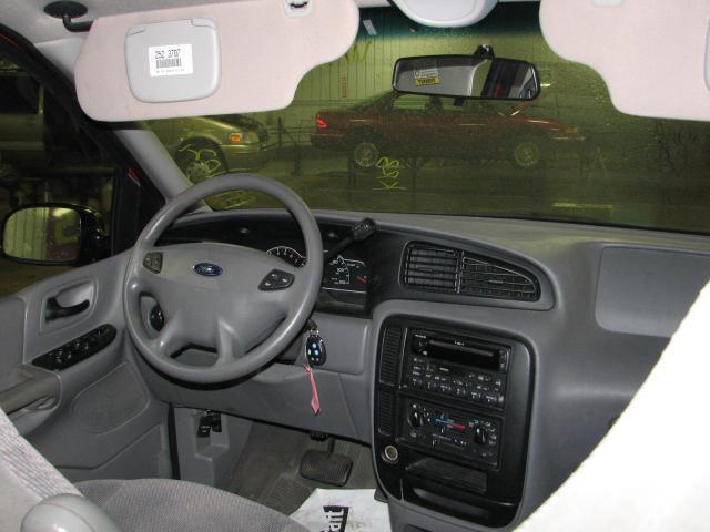 2001 ford windstar sunvisor passenger rh gray w/mirror 2031343