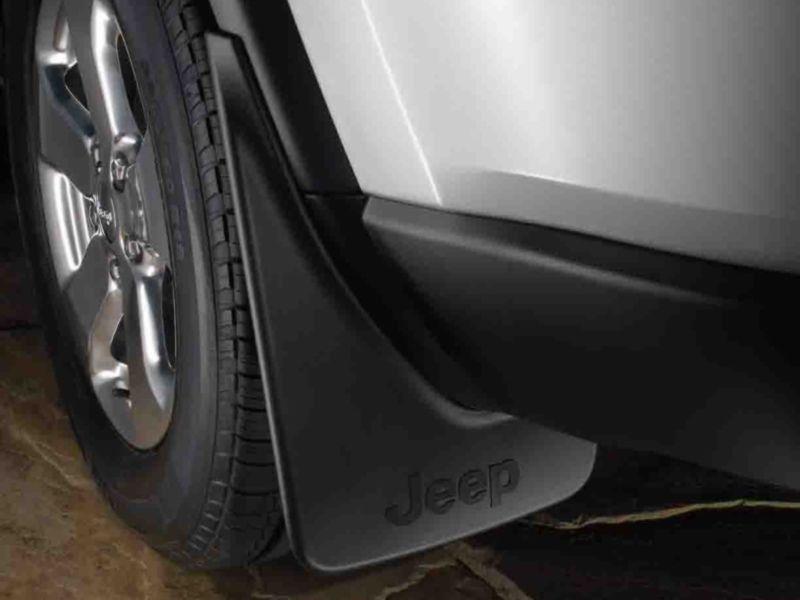 2012 - 2014 jeep grand cherokee - oem deluxe molded splash guards - rear set