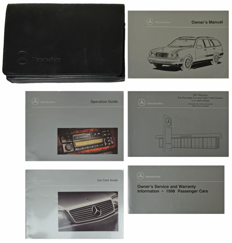 1998 98 mercedes benz e 320 class owners operators manual books case