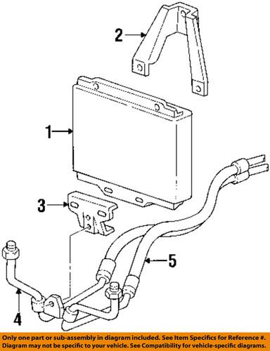 Gm oem 12472295 engine oil cooler line/hose/engine oil cooler hose