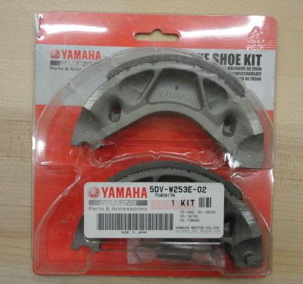 Yamaha nos zuma 2004-11, rear wheel brake shoe kit, 5dv-w253e-02-00   #152