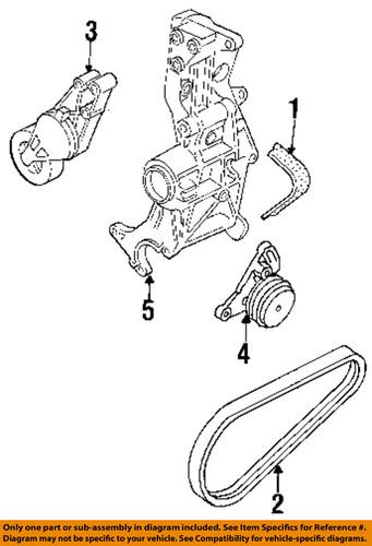 Volkswagen oem 06b260849a accessory drive belt/v-belt/fan belt