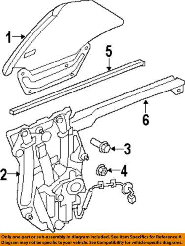 Jaguar oem c2p24321 glass & hardware-window regulator