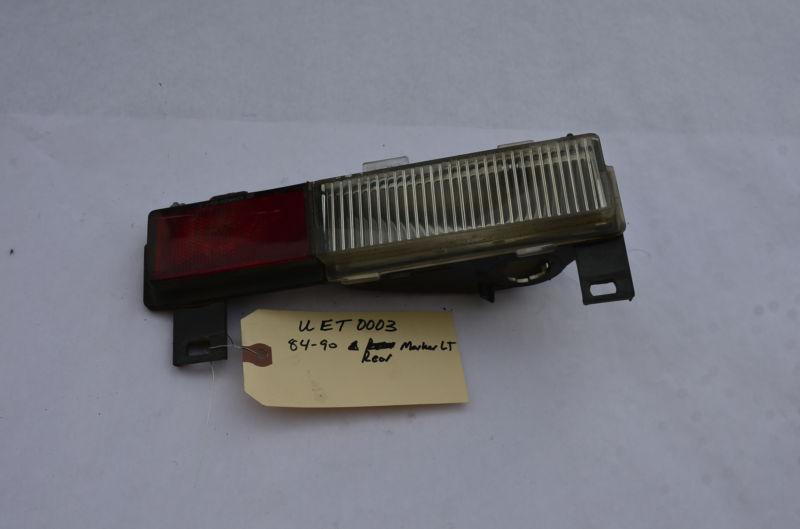 1984-1990 corvette left side rear marker light housing gm pt.# 16500583