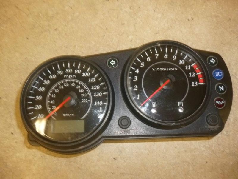 08 kawasaki ninja ex650 650r ex 650 gauge cluster tach speedo meter oem   #1804