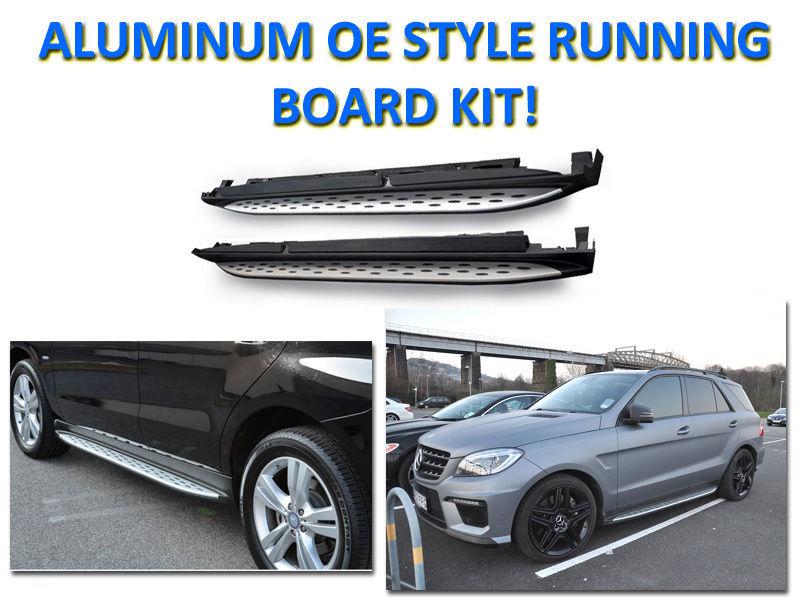 Usa 2012+ mercedes benz w166 ml350 oe style aluminum side step running board kit