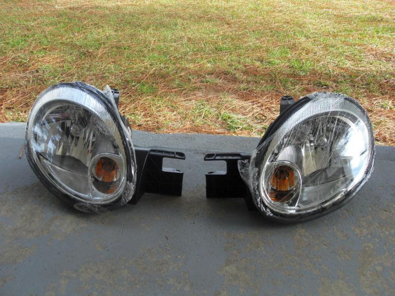 03 dodge neon head light lamp pair l+r assembly