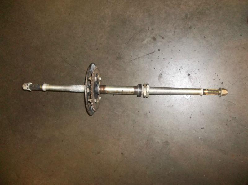 2002 bombardier can am rally 175 rear axle assembly