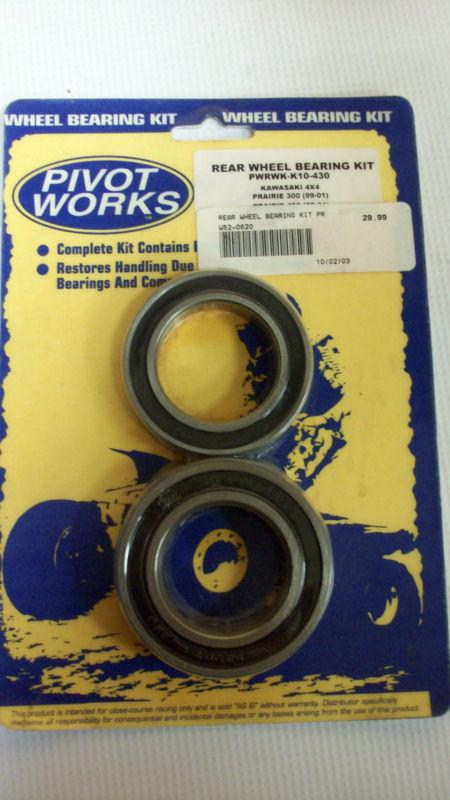 New pivot works rr wheel bearing kit pwrwk-k10-430 kawasaki kvf300, 400 '99-02 