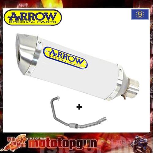 Full exhaust arrow thunder aluminium steel keeway rkv 125 2011 2012 11 12