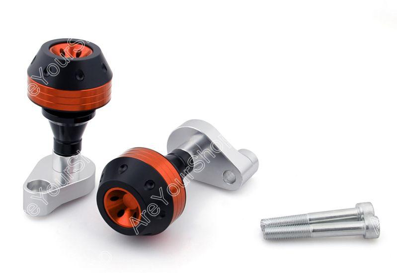 Frame sliders crash pads left right kawasaki zx10r 2004-2005 orange