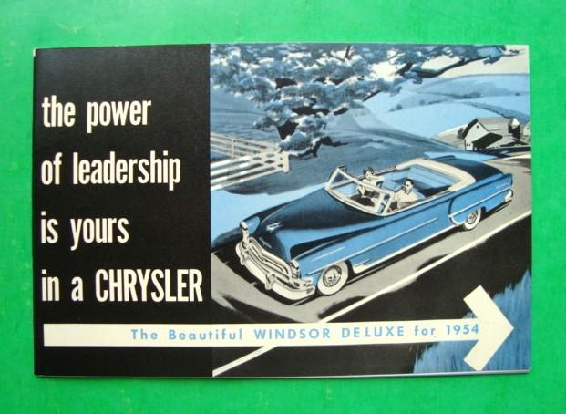 Rare 1954 chrysler windsor deluxe owner manual kit original nos mint wow