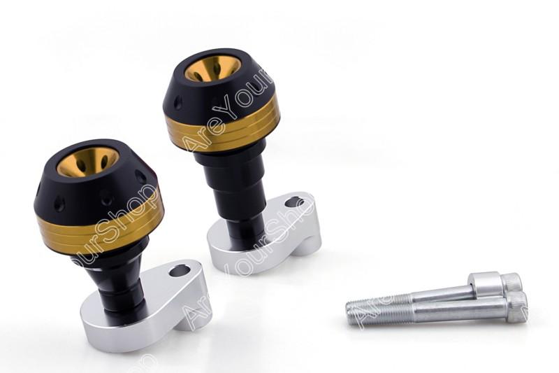 Frame sliders crash pads left right for yamaha yzf r6 2008-2012 gold