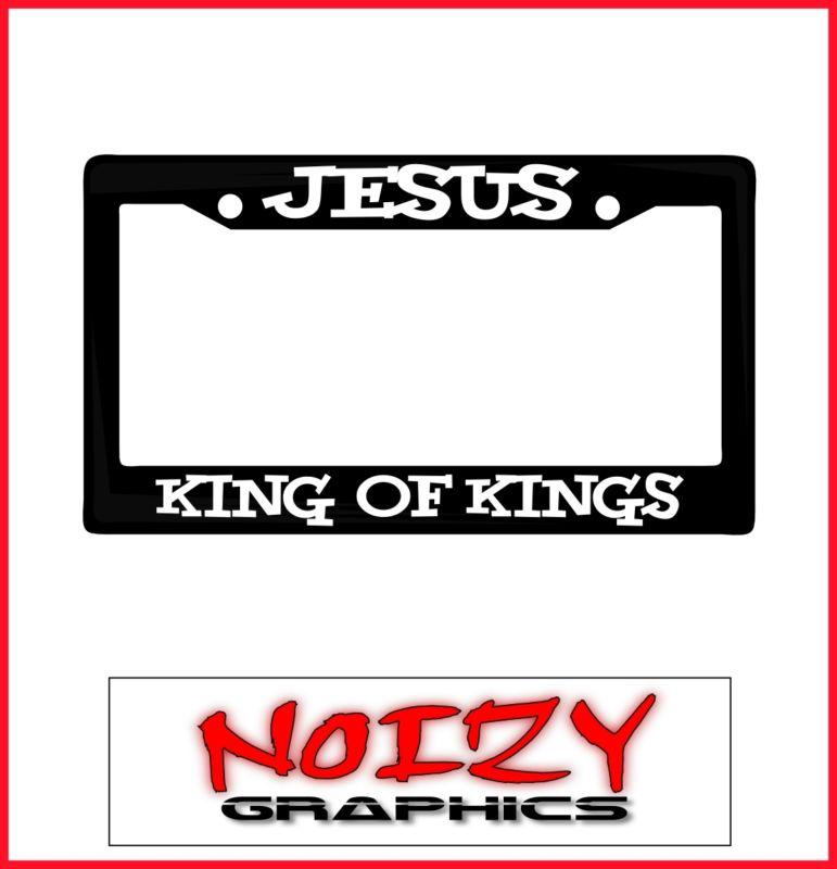 Christian license plate frame car sticker truck decal jesus king of kings!