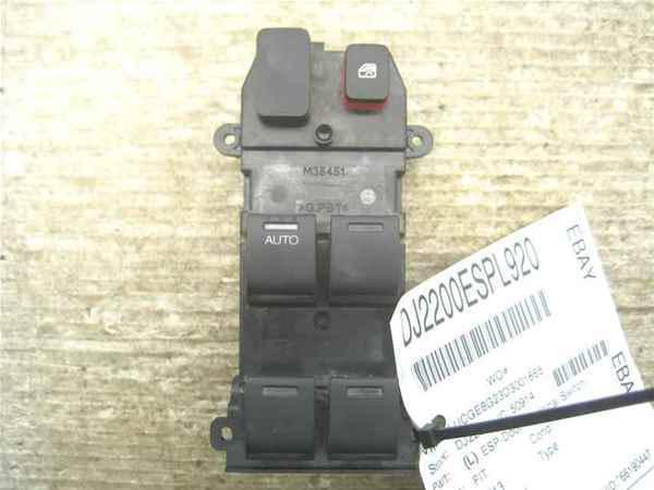 09-13 honda fit driver master power window switch oem