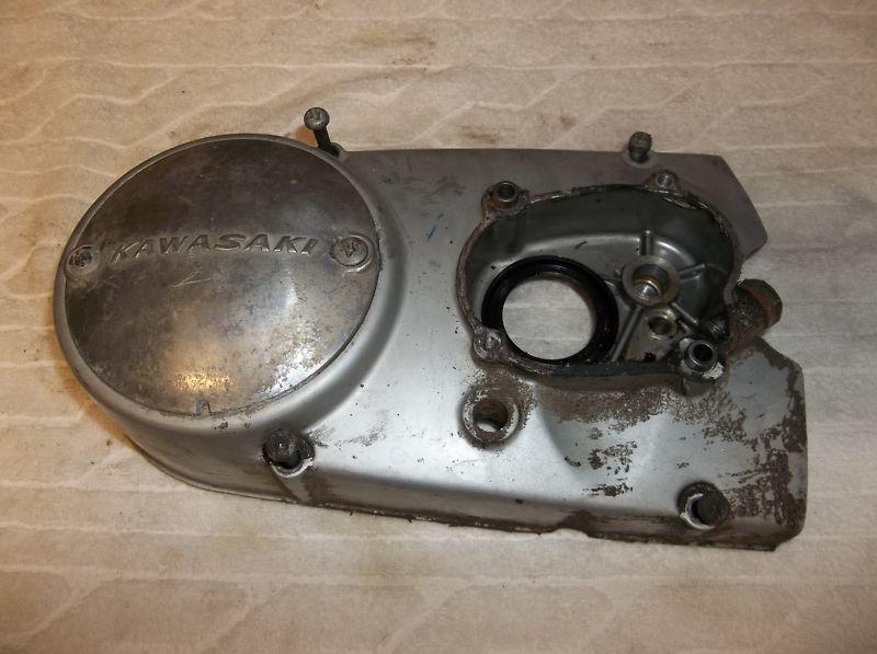 1967-68 kawasaki tr120 tr 120 superlube roadrunner left side engine case cover